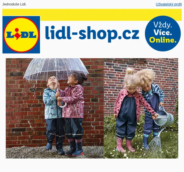 Lidl: nepromokavá móda Lupilu a Esmara – červenec 2026 | Nuslet.cz