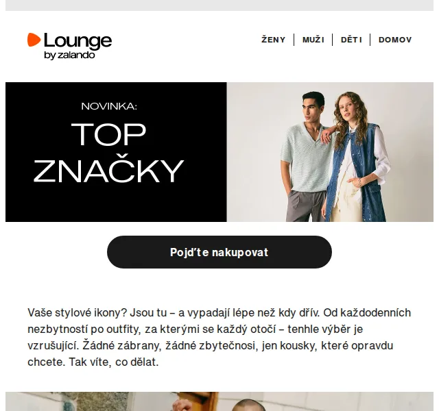 Lounge by Zalando: sleva až 75 % na GANT, Liu Jo – duben 2026