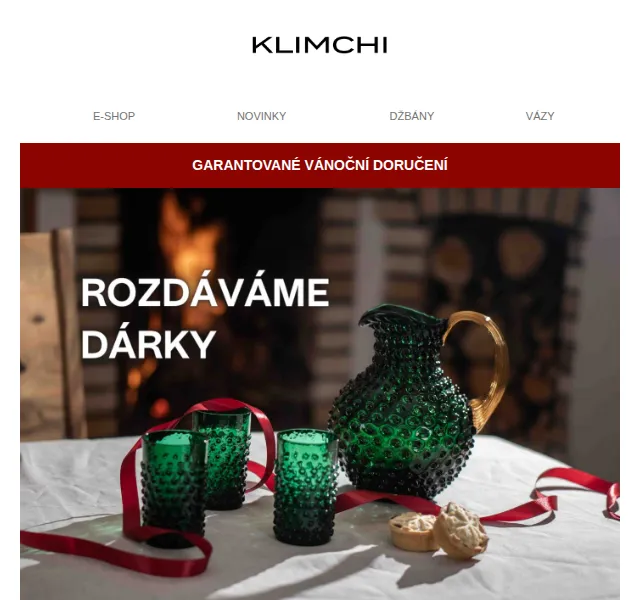 KLIMCHI: Váza nebo skleničky zdarma – červen 2026 | Nuslet.cz