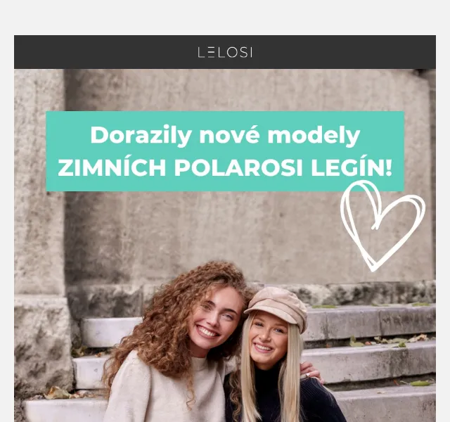 LELOSI: Nová kolekce legín Polarosi a tepláků – červen 2026 | Nuslet.cz