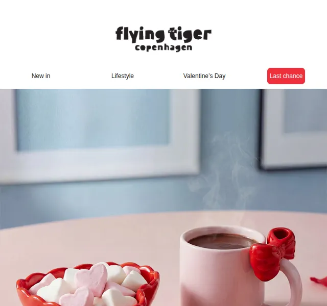 Flying Tiger Copenhagen: Valentýnská kolekce a dortové srdce za 5 € – červen 2026 | Nuslet.cz