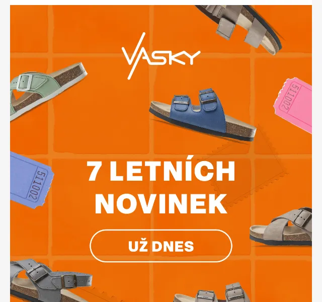 Vasky: letní novinky se slevou 300 Kč – červen 2026 | Nuslet.cz