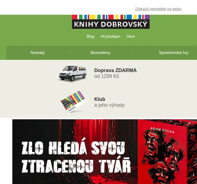 KnihyDobrovsky.cz: Všechny tváře smrti se slevou 50 Kč – červenec 2026 | Nuslet.cz