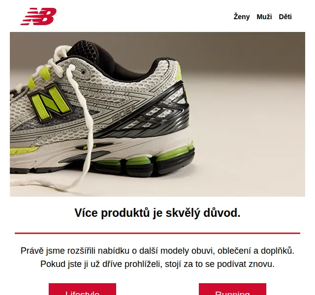 New Balance: VÝPRODEJ + nové modely – srpen 2026