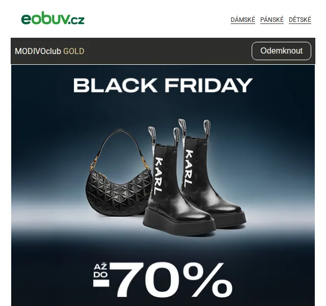 eobuv.cz: Black Friday slevy až do -70 % – červenec 2026 | Nuslet.cz