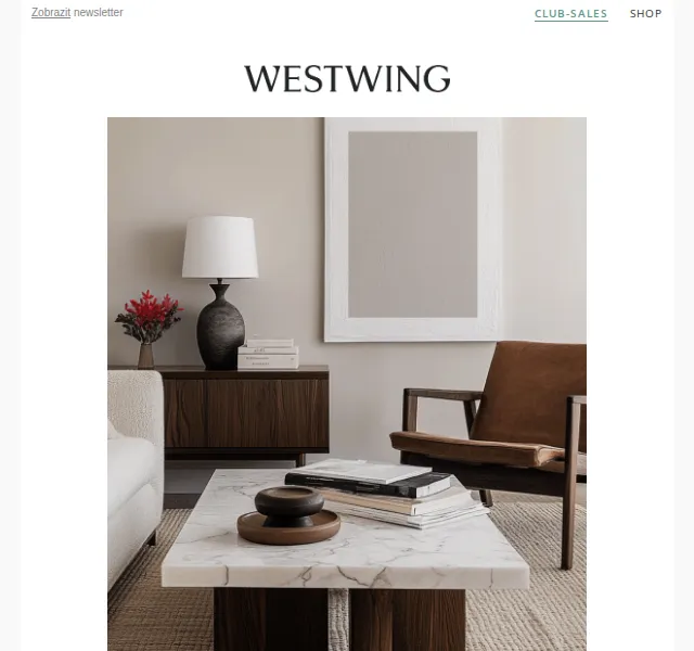 Westwing: Timeless Collection i italské aranžmá – červen 2026 | Nuslet.cz