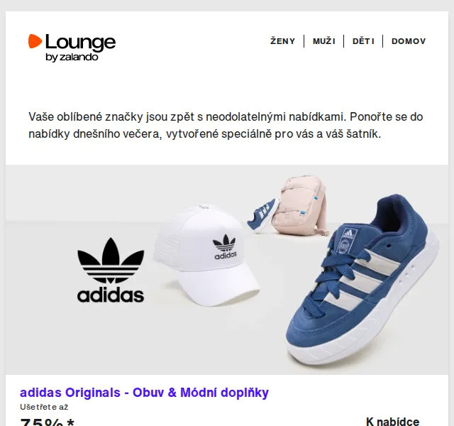 Lounge by Zalando: slevy až 75 % na Replay, Pinko, Columbia – červenec 2026 | Nuslet.cz