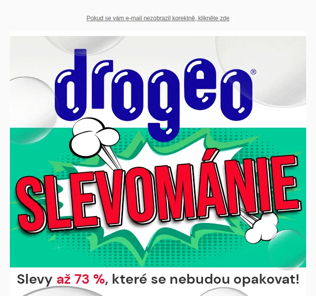 Drogeo: slevy až 73 % – červen 2026 | Nuslet.cz