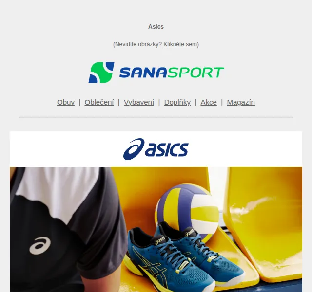 Sanasport: Asics halová a tenisová kolekce – červen 2026 | Nuslet.cz