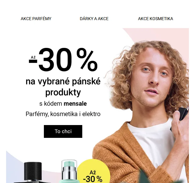 Notino: Až −30 % na pánské produkty a livestream Matrix – červenec 2026 | Nuslet.cz