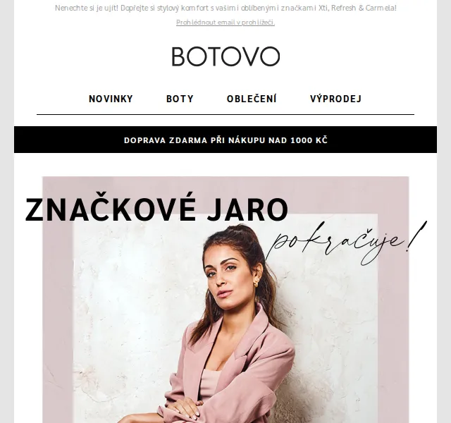 Botovo.cz: 30% OFF na jarní boty Xti, Refresh, Carmela – červen 2026 | Nuslet.cz