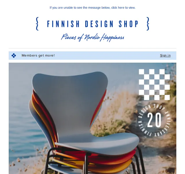 Finnish Design Shop: Fritz Hansen se slevou až 20 % – červen 2026 | Nuslet.cz