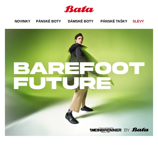 Baťa: Nová barefoot kolekce Weinbrenner – červenec 2026 | Nuslet.cz