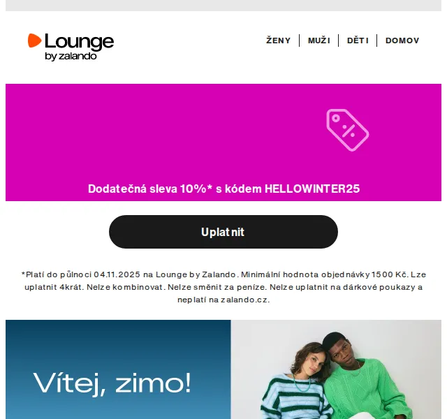 Lounge by Zalando: Marc O'Polo, Napapijri – sleva až 74 % | duben 2026