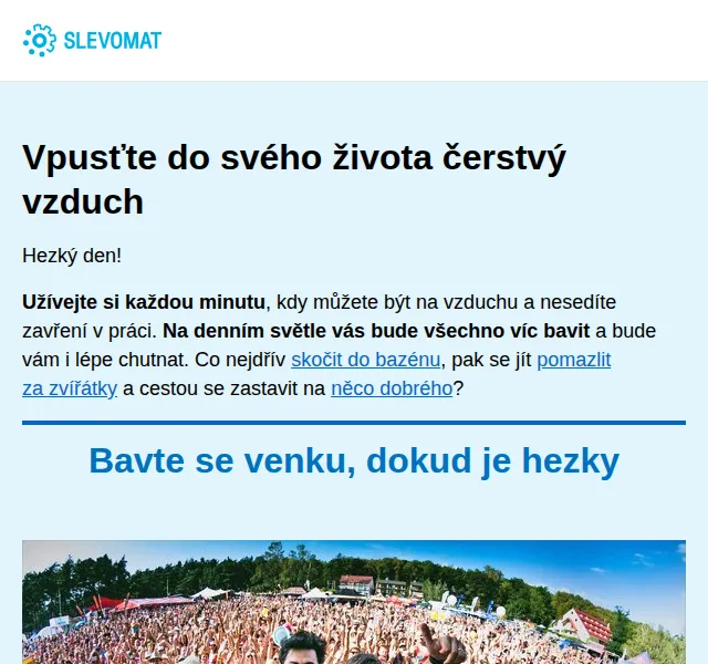 Slevomat: vstupenky a zážitky na léto – červen 2026 | Nuslet.cz