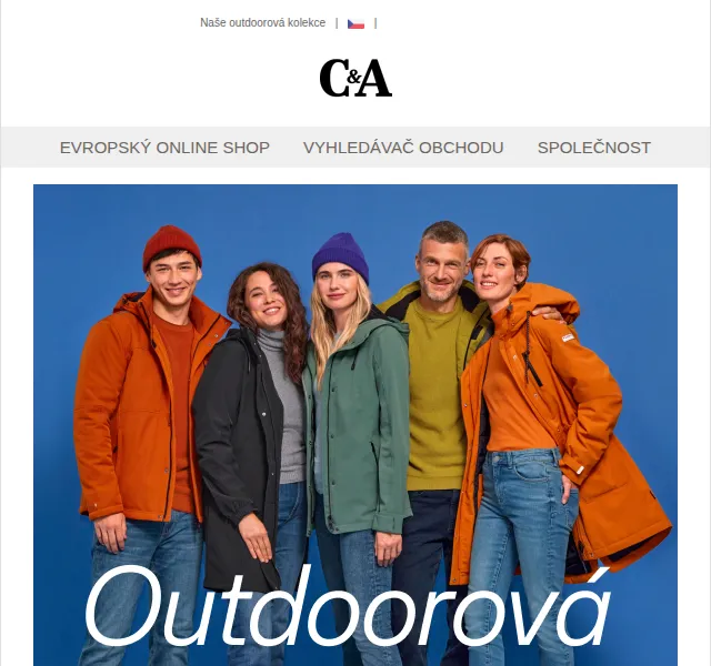 C&A: outdoorové bundy a prošívané modely – červen 2026 | Nuslet.cz