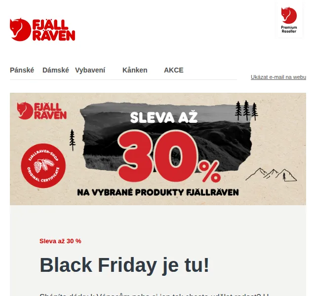 Fjallraven-shop: Black Friday slevy až 40 % – červenec 2026 | Nuslet.cz