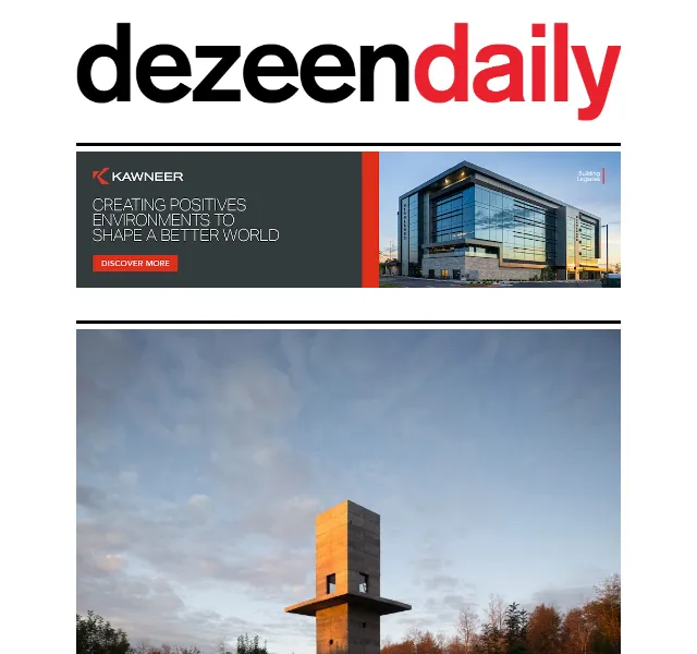 Dezeen Daily: novinky z architektury a designu – červen 2026 | Nuslet.cz
