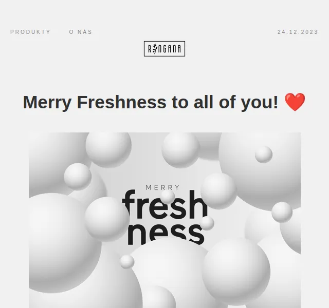 RINGANA: sleva 20 % na FRESH body wash – prosinec 2023 | Nuslet.cz