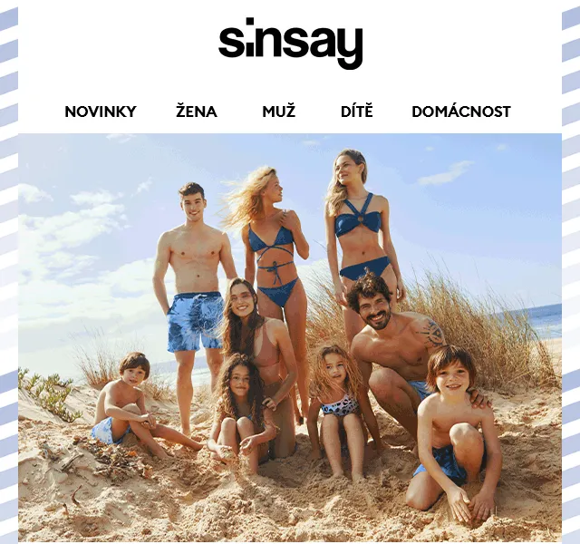 Sinsay: Rodinný čas na pláži – červenec 2026 | Nuslet.cz