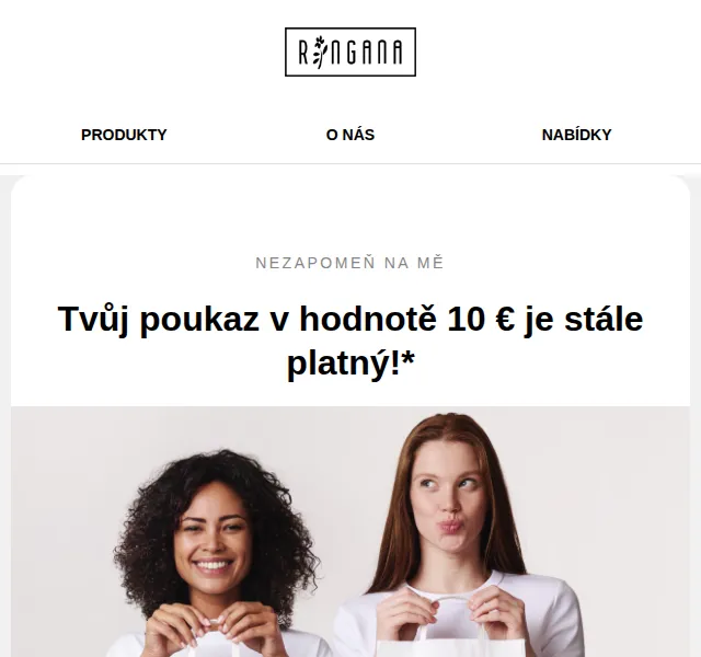 RINGANA: FRESH pack balancing a CAPS d-gest se slevou 10 € – červenec 2026 | Nuslet.cz
