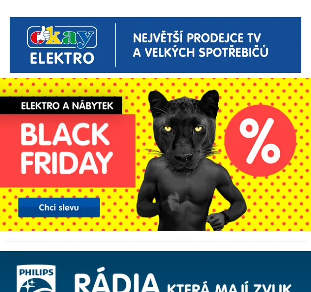 OKAY: Philips rádia se slevou – červen 2026 | Nuslet.cz