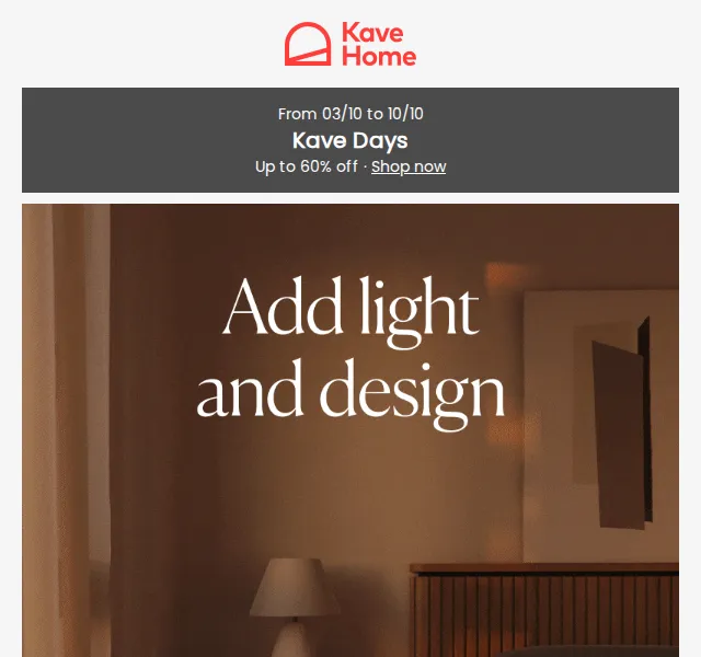 Kave Home Sale: Kave Days až 60 % sleva – červen 2026 | Nuslet.cz