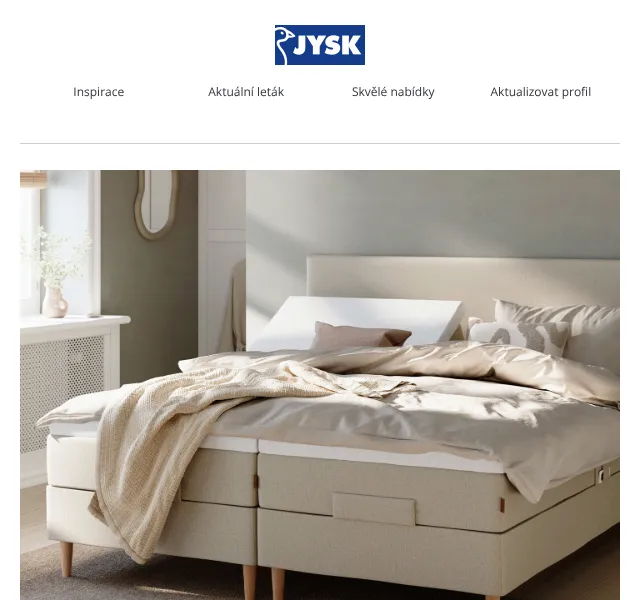 JYSK: Chladivé pikrvky a matrace – sleva až 70 % – srpen 2026