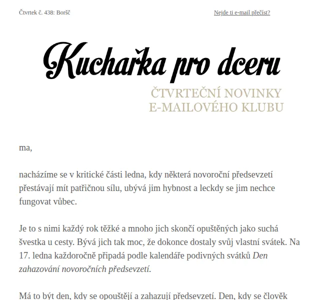 Florentýna - Kuchařka pro dceru: Boršč recept – leden 2023 | Nuslet.cz