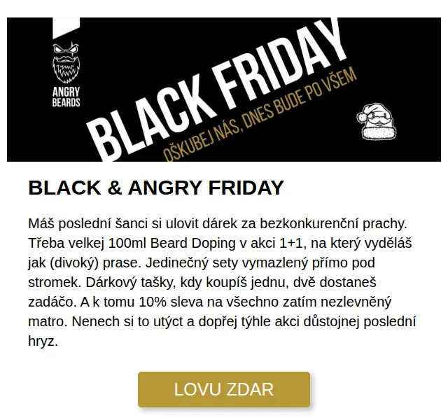Angrybeards: Black Friday akce 1+1 Beard Doping – červenec 2026 | Nuslet.cz