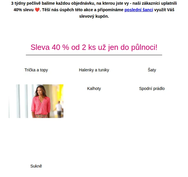 Blancheporte: Sleva 40 % na letní kolekci – červenec 2026 | Nuslet.cz