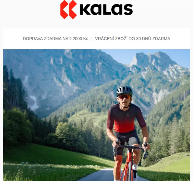 KALAS Sportswear: Letní výprodej se slevou 40 % – červenec 2026 | Nuslet.cz