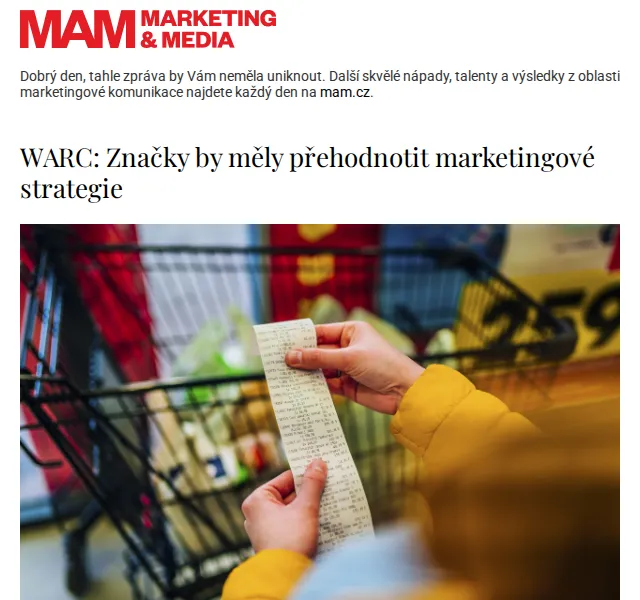 Marketing & Media: WARC radí přehodnotit strategie – červen 2026 | Nuslet.cz