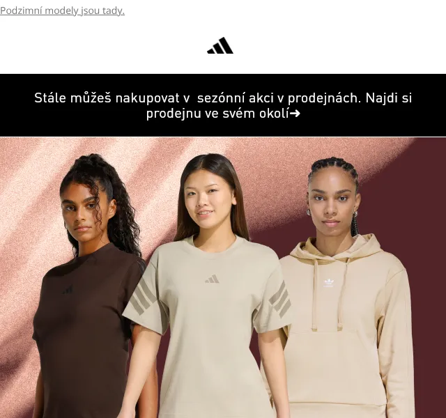 Adidas: až 30 % slevu na podzimní modely – září 2026