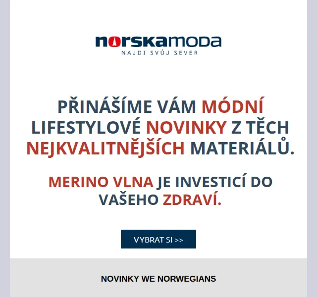 Norskamoda: novinky merino vlna a svetry O.A.D. – červen 2026 | Nuslet.cz