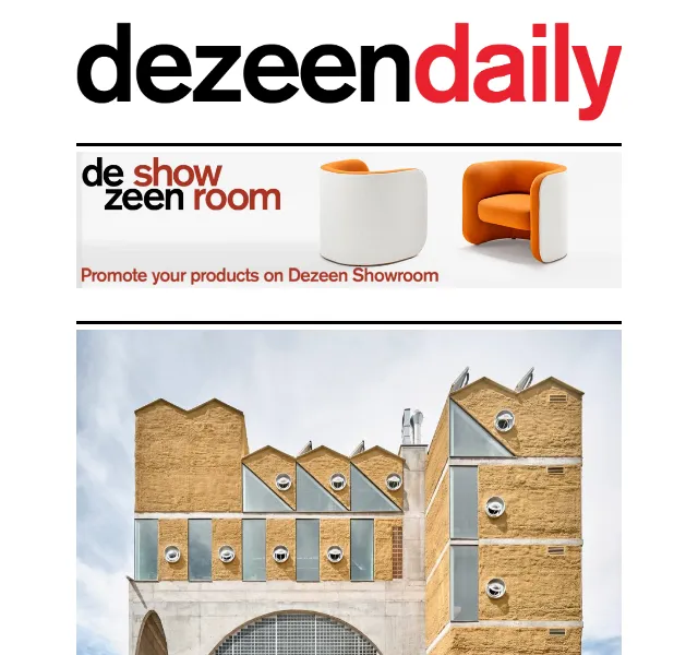 Dezeen Daily: Nová architektura a design – červenec 2026 | Nuslet.cz