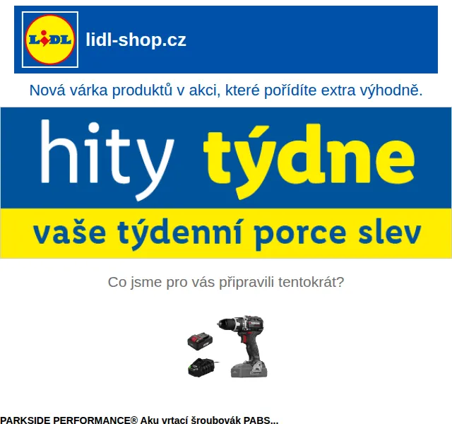 Lidl: Hity týdne se slevami až 58 % – červen 2026 | Nuslet.cz