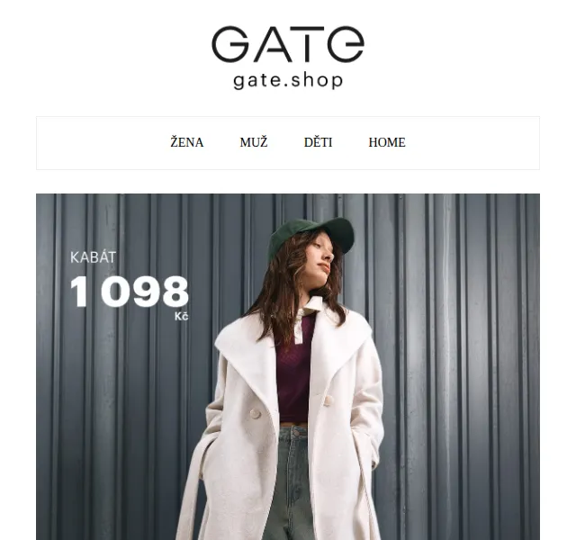 gate.shop: Podzimní kolekce od 48 Kč – červen 2026 | Nuslet.cz