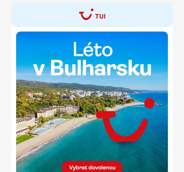 TUI: Bulharsko od 7 659 Kč – září 2026 | Nuslet.cz