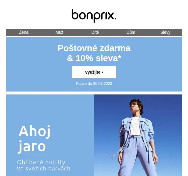 bonprix: 10% sleva + poštovné zdarma – červen 2026 | Nuslet.cz
