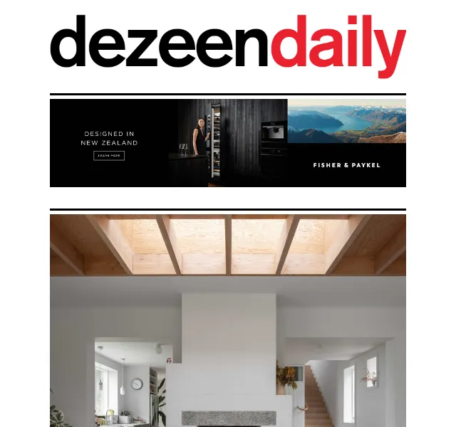 Dezeen Daily: Novinky z architektury a designu – červen 2026 | Nuslet.cz