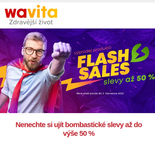 Wavita: Letní slevy až 50 % – červen 2022 | Nuslet.cz