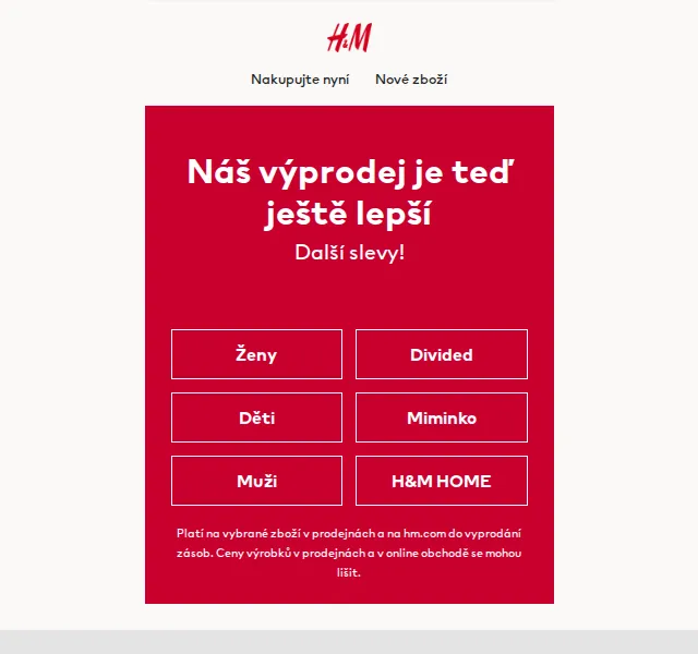 H&M Fashion: Výprodej ještě lepší – červen 2026 | Nuslet.cz