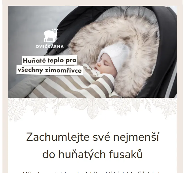 Ovečkárna: huňaté fusaky z ovčí vlny se slevou 10 % – červen 2026 | Nuslet.cz