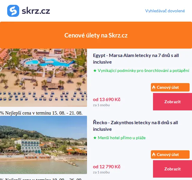 Skrz.cz: Zakynthos za 12 790 Kč – září 2026 | Nuslet.cz