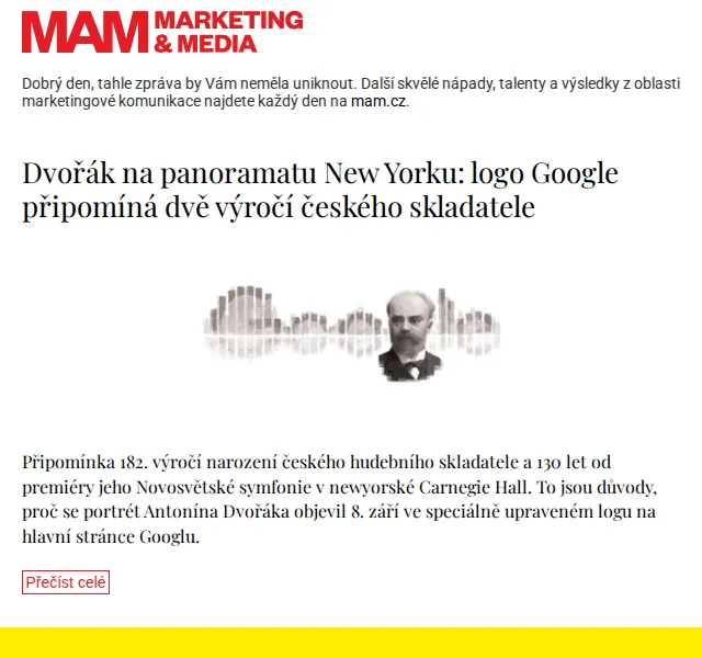Marketing & Media: Dvořák na Googlu – červenec 2026 | Nuslet.cz