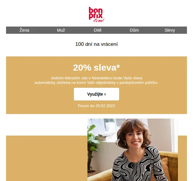 bonprix: 20% sleva – červen 2026 | Nuslet.cz