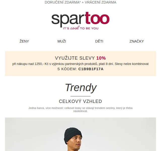 Spartoo: Podzimní must-have trendy sleva 10 % – červenec 2026 | Nuslet.cz