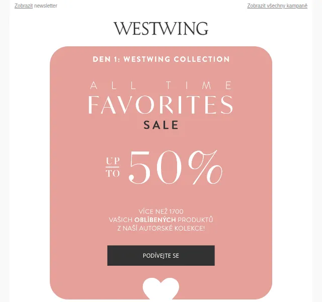 Westwing Collection: slevy až 50 % na nábytek – červen 2026 | Nuslet.cz
