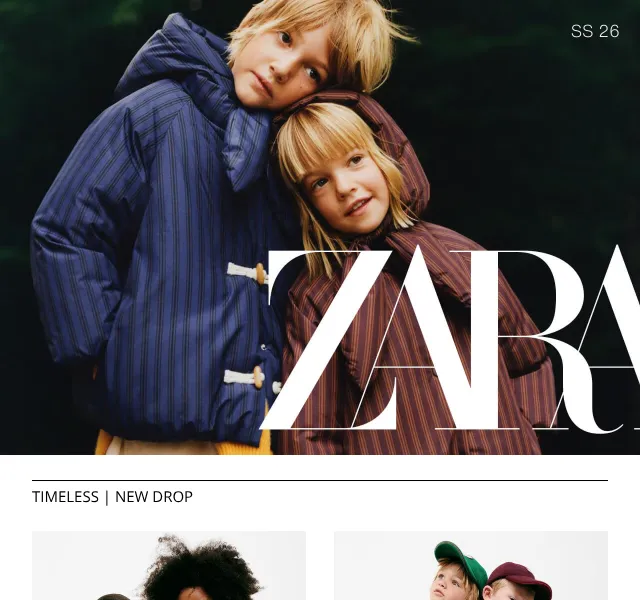 Zara: Dětské oblečení – Nové kolekce | Srpen 2026